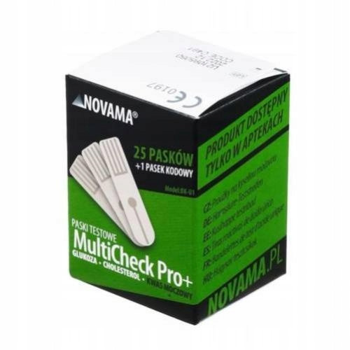  Novama Multicheck Pro+ Harnsäureteststreifen 10 Stück