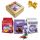  Geschenkset mit Tassimo Milka-Kapseln, Milka-Karamell und Milka-Bonbons