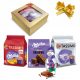  Geschenkset mit Tassimo Milka-Kapseln, Milka-Karamell und Milka-Bonbons