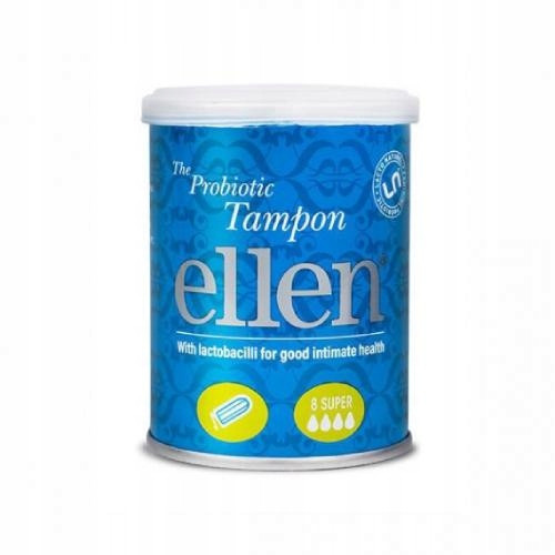  Ellen Super probiotische Tampons, 8 Stück