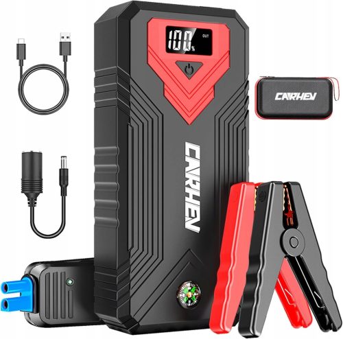  +Car Starter Power Pack Powerbank, 24000 mAh, 12V CARHEV 3000 A
