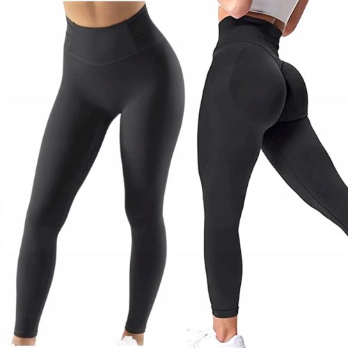  Modellierende Leggings mit hoher Taille. Sportliche PUSH-UP-LEGGINGS. Leggins. Größe. L