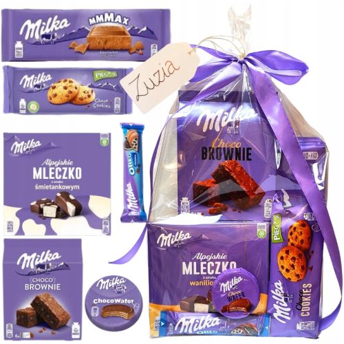  Spezielles Milka-Süßigkeiten-Set – große Packung gefüllt mit Milka-Süßigkeiten