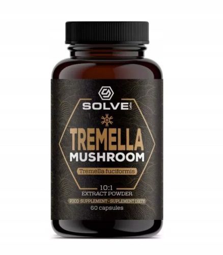 SOLVE LABS Tremella Fuciformis Kapseln 10:1 - Natürliche Hautpflege