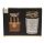  Becky's Set aus Gianduja-Milchschokolade mit Vanillegeschmack + Glas