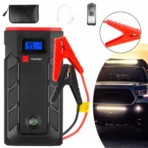  TRAGBARER AUTOSTARTER, 2000 A MIT BLINKENDEN STARTERKABELN