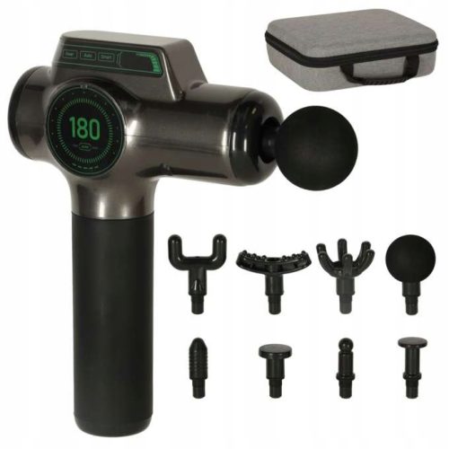  Massagepistole Körper-Rückenmassagegerät LED-Anzeige 8in1