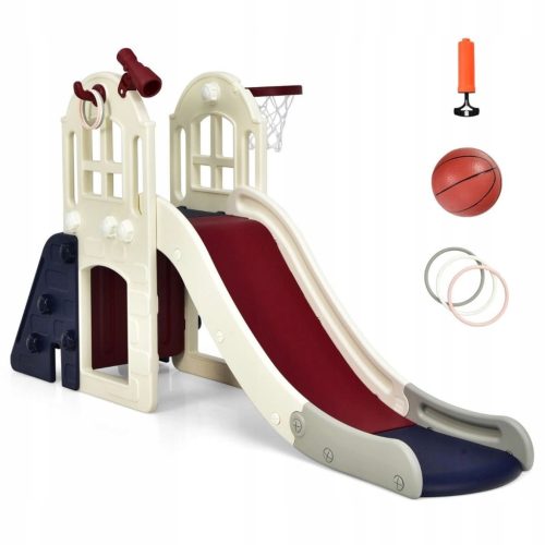  Rutsche zum Aufbauen, freistehend Costway 140 cm bis 40 kg