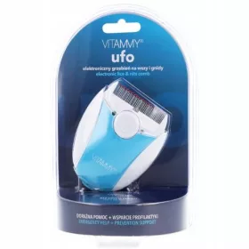    ELEKTRONISCHER ELEKTRISCHER KAMM FÜR LÄUSE UND NITTEN VITAMMY UFO BLUE SET