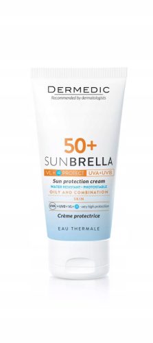DERMEDIC SUNBRELLA Schutzcreme SPF 50+ für fettige und Mischhaut, 50 ml