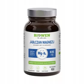   Biowen Magnesiummalat 835 mg mit Vitamin B6 (P-5-P) - 100 Kapseln