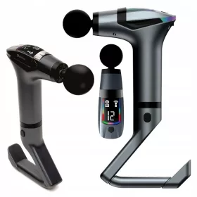    PROFESSIONELLES MASSAGEPISTOLE VIBRATIONSMASSAGER MIT MASSAGEBAND-SET