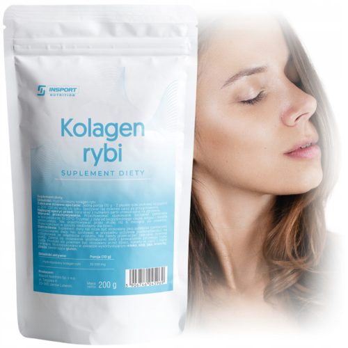 Hochwertiger Fischkollagen 200g von Insport Nutrition für Haut, Haare & Nägel