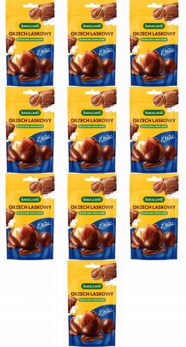 10x Bakalland Haselnüsse in Wedel Milchschokolade, 72g