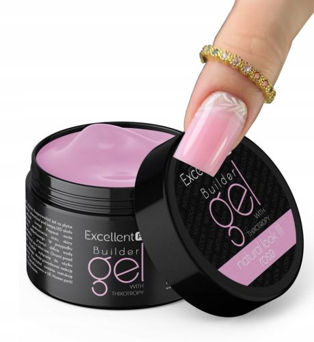  Ausgezeichnetes PRO THIXO LED/UV Natural Look Rose Builder Gel 50g