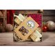  Großes Weihnachtsgeschenkset - Schokolade, Honig, Tee - Goldene Weihnachten