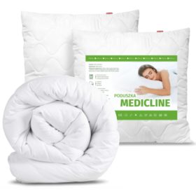   Antiallergische Ganzjahresdecke 220x200 inkl. 2 gesteppte Kissen 70x80