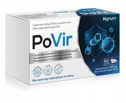 PoVir 400 mg – 60 Kapseln für die Stärkung der Immunabwehr und Darmflora