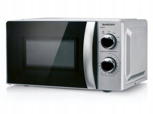  Freistehender Mikrowellenherd Silvercrest SMW 700 D3 SILVER 700W