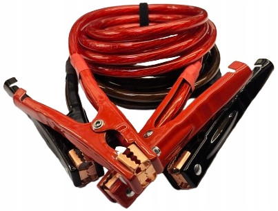  2x KABEL ÜBERBRINGUNGSKABEL ZUM STARTEN UND LADEN VON FAHRZEUGEN, SOLID 4m