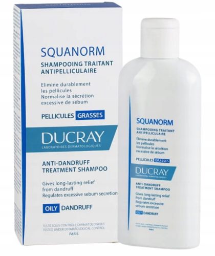 Ducray Squanorm Anti-Schuppen Shampoo für fettige Schuppen 200 ml