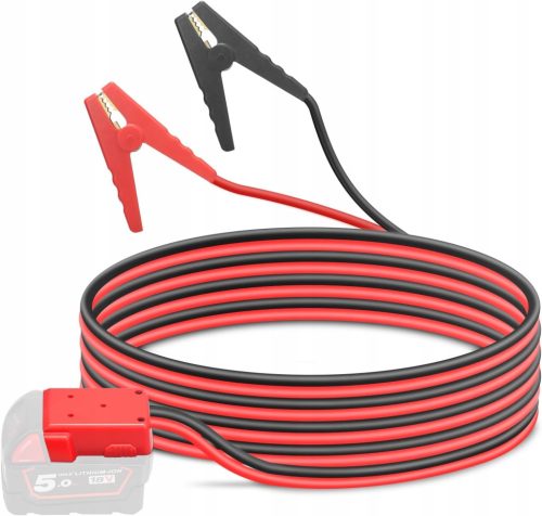  Starthilfekabel 2m 8,37 mm² für Milwaukee M18 18V Batterien und Akkus
