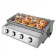  BBQ Propangasgrill, Gartengrill aus Edelstahl.