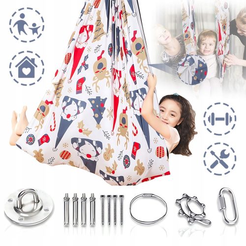  VERSTELLBARE THERAPEUTISCHE SENSORISCHE SCHAUKELHÄNGEMATTE FÜR KINDER 1,5*2,8M