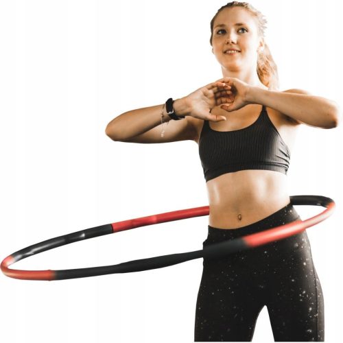  Hula Hoop mit Noppen Pure2Improve 100 cm schwarz