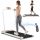  2-in-1-Heimlaufband mit LED-Anzeige, Bluetooth-Lautsprecher und Telefonhalter