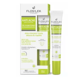    Flos-Lek ANTI ACNE Anti-Imperfektions-Gesichtsgel Tag und Nacht 20