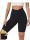  SHEIN DAMEN 3/4 SPORT-LEGGINGS SCHWARZ XL £5B
