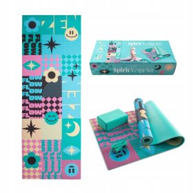  myga Spirit Yoga Set: Matte, Block, Gurt