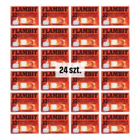    Flambit-Anzünder für Grill, Herd, Kamin, 32 Würfel - 24er Set