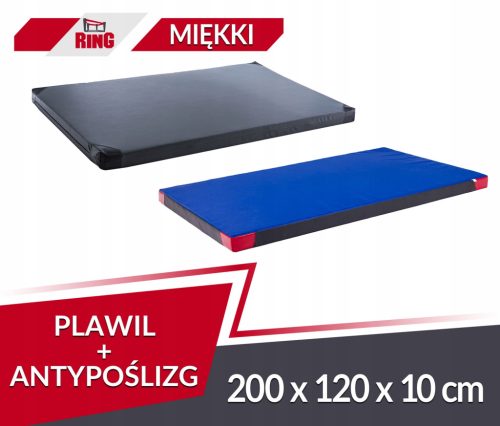  Plawil PVC-Matratze 200 x 120 x 10 R60 + Antirutsch grau
