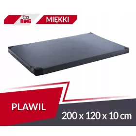  Gymnastikmatratze 200 x 120 x 10 cm PVC R60 GRAU