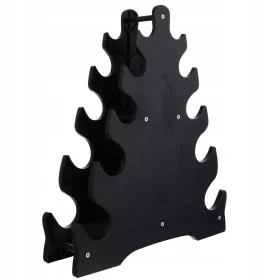    Hantelständer mit Blattmotiv, robuste Konstruktion, großes Fassungsvermögen