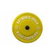  Xenios USA Gewicht Gummiplatte gelb mit Stahlring 5cm 15 kg