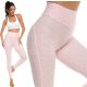  Push-Up-Shaping-Plissee-Leggings mit hoher Taille