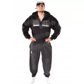  Mordex XXL lange Trainingshose, grau