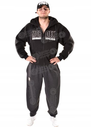  Mordex XXL lange Trainingshose, grau