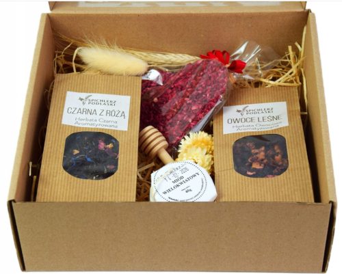  GESCHENKKORB Teesirup Marmelade Schokolade GESCHENKSET