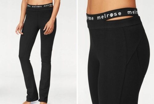  Melrose NEUE schwarze Jogginghose 38 / M Fitness