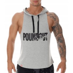  Poundout M ärmelloses Trainingsshirt, grau