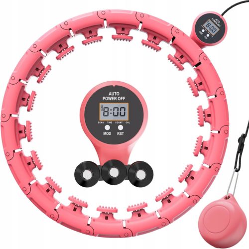  Hula-Hoop-Reifen mit Hikey-Noppen, 45 cm, rosa