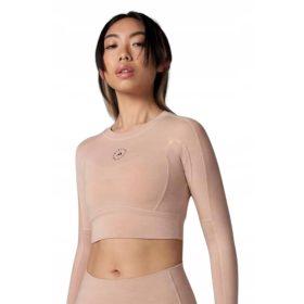    ADIDAS X STELLA MCCARTNEY Sporttop mit langen Ärmeln, rosa, Größe XS