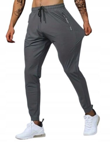  SHEIN HERREN-TRAININGSHOSE, LANG, GRAU, XL, £5A