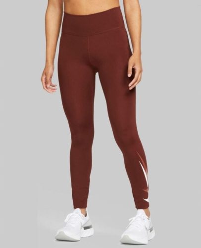  NIKE BRAUNE LOGO-LEGGINGS (S)