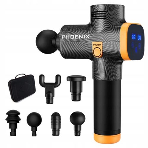  PHOENIX A2 MASSAGEPISTOLE 6 KÖPFE ELEKTRISCH