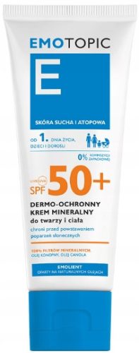 Hochwirksamer Mineralischer Sonnenschutzcreme SPF50+ für Gesicht und Körper - 75 ml